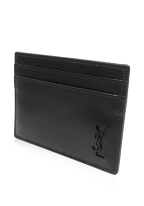 Saint Laurent Pre-Owned tiny Cassandra card case - Black
