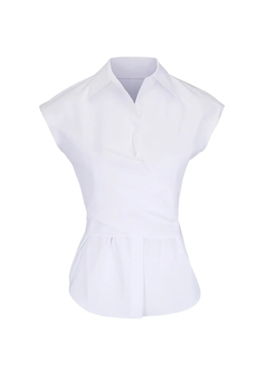Lafayette 148 wrap-style blouse - White