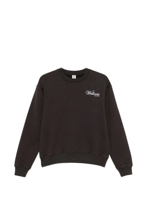 Sporty & Rich logo-print sweatshirt - Brown