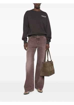 Sporty & Rich logo-print sweatshirt - Brown