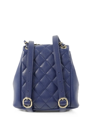 CHANEL Pre-Owned interlocking-CC backpack - Blue