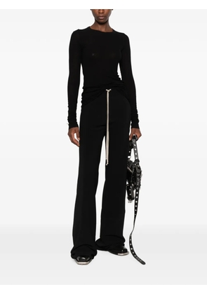 Rick Owens ribbed-knit long-sleeve T-shirt - Black