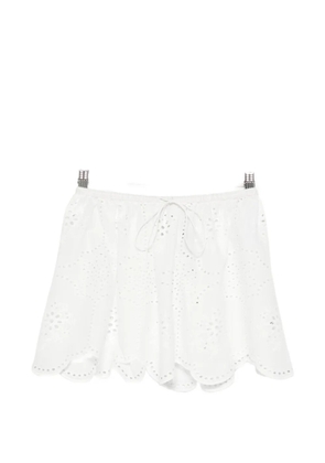 Matteau broderie-anglaise mini skirt - White