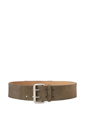 Ralph Lauren Collection double-prong suede belt - Brown