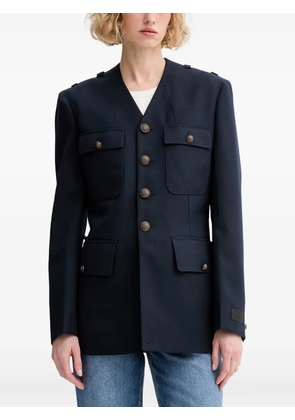 Kenzo multi-pocket military acket - Blue
