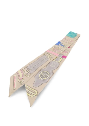 Hermès Pre-Owned Twilly scarf - Neutrals