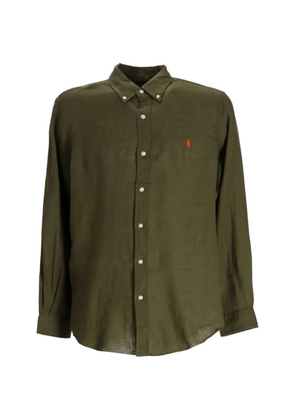 Polo Ralph Lauren embroidered-logo button-down shirt - Green