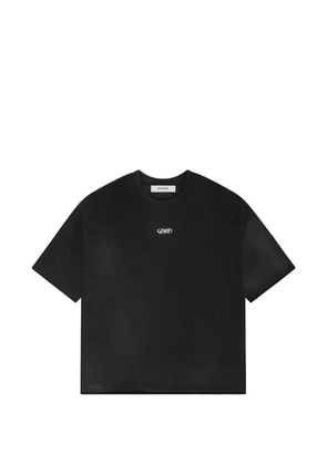 ABOUTBLANK Raw Hem Ellipse T-shirt - Black