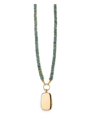 MONICA RICH KOSANN Britt sapphire locket necklace - Gold