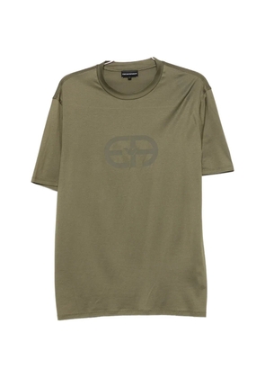 Emporio Armani logo-print short-sleeve T-shirt - Green