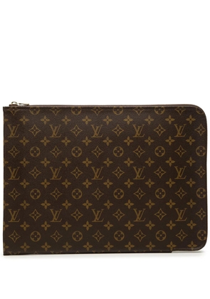 Louis Vuitton Pre-Owned 2001 Monogram Poche Documents Portfolio business bag - Brown