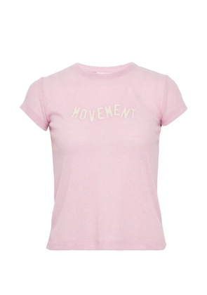 Rally Movement logo-print T-shirt - Pink