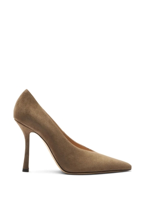 Casadei Nina asymmetrical cutout pumps - Brown