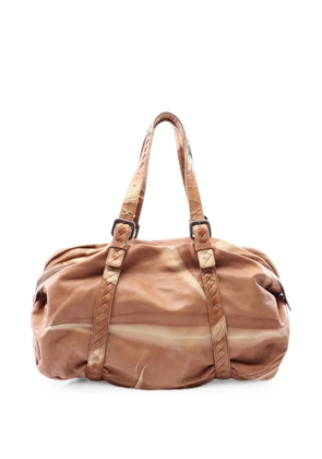 Bottega Veneta Pre-Owned 2000s Intrecciato shoulder bag - Brown