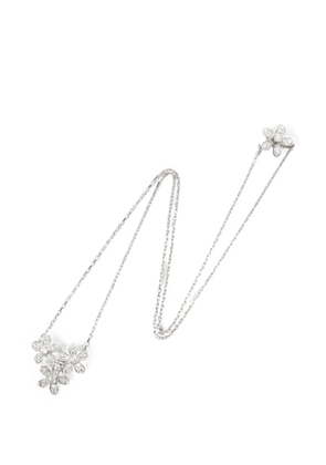 Van Cleef & Arpels Pre-Owned 2010s Socrates 3 Flower diamond necklace - Silver