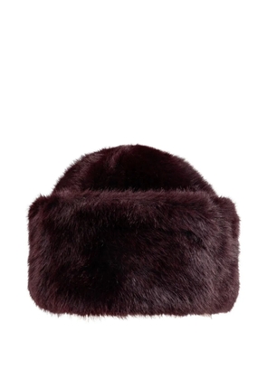 STAND STUDIO faux fur hat - Red