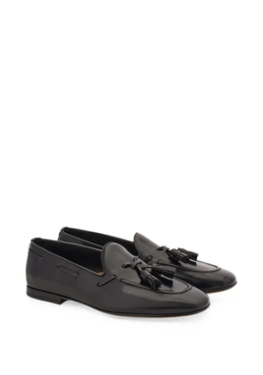 Ferragamo tassel loafers - Black