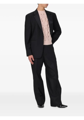 OUR LEGACY Shinjuku Tux peak-lapels wool blazer - Black