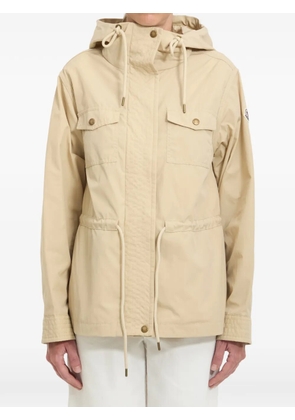 Moncler Serin drawstring-waist parka - Neutrals