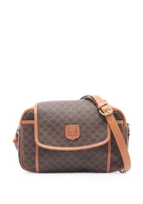 Celine Pre-Owned 2000s Macadam cross body bag - Brown