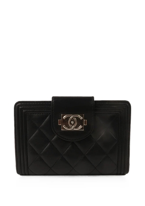 CHANEL Pre-Owned Boy CC turn-lock wallet - Black