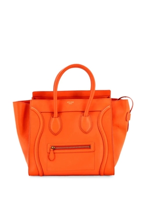 Celine Pre-Owned Luggage Bag Smooth Leather Mini tote bag - Orange