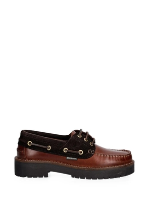 Barbour Darras chunky-sole lace-up boat shoes - Brown