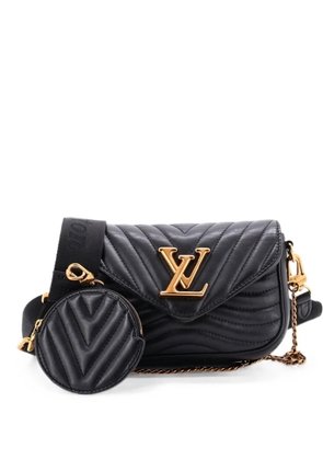 Louis Vuitton Pre-Owned New Wave Multi Pochette Quilted Leather crossbody bag - Black
