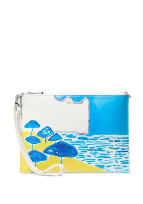 Michael Kors Beach Club clutch bag - White