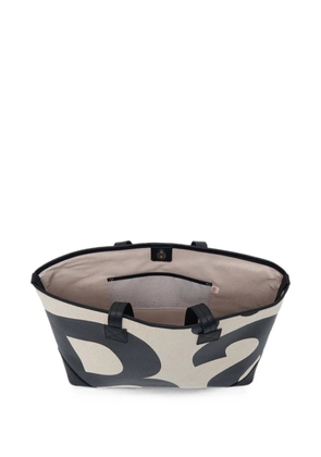 Rally Movement logo-print tote bag - Neutrals