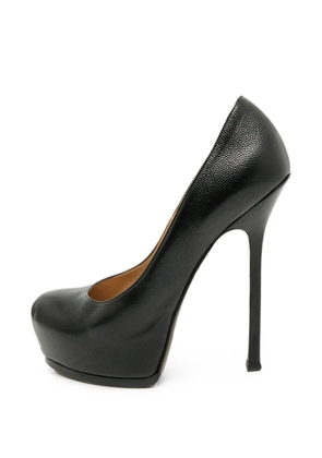 Saint Laurent Pre-Owned Tribtoo platform pumps - Black