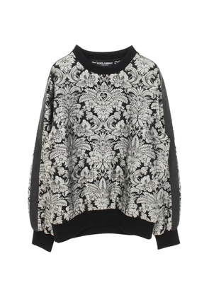 Dolce & Gabbana Pre-Owned jacquard pattern sweater - Black