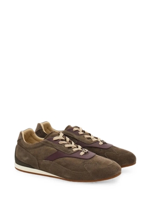 Ferragamo low top sneakers - Brown