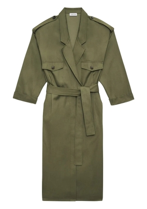 ANINE BING Zelda belted dress - Green