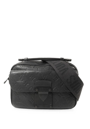 Louis Vuitton Pre-Owned S Lock Monogram Taurillon shoulder bag - Black