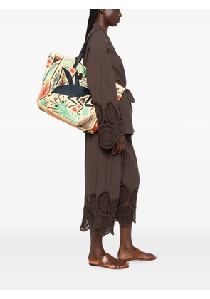 ETRO x Tabby Booth Unfold Me graphic-print shoulder bag - Neutrals