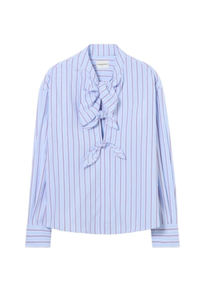 Claudie Pierlot striped poplin blouse - Blue