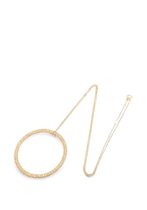 Tiffany & Co. Pre-Owned 2010s large Hammered Circle diamond necklace - Gold