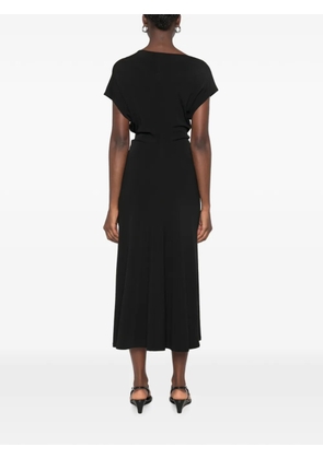 Vince draped-design midi dress - Black