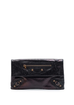 Balenciaga Pre-Owned 2005 Lambskin Motocross Giant 12 Envelope clutch bag - Black
