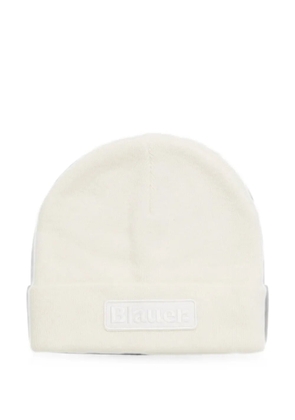 Blauer Cheshire logo-patch beanie hat - Neutrals