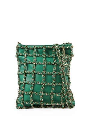 CHANEL Pre-Owned Chain Cage CC tote bag - Green