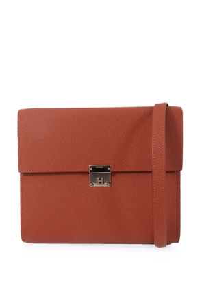 Hermès Pre-Owned 16 Clic leather shoulder bag - Brown