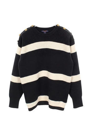 Louis Vuitton Pre-Owned 2010s striped sweater - Black