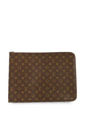 Louis Vuitton Pre-Owned Monogram Poche Document briefcase - Brown