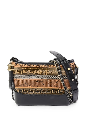 CHANEL Pre-Owned small Gabrielle tweed shoulder bag - Black