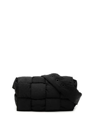 Bottega Veneta Pre-Owned 2012-2026 Mini Nylon Intrecciato Padded Tech Cassette belt bag - Black