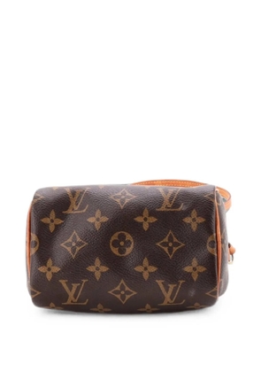 Louis Vuitton Pre-Owned Speedy Bandouliere Bag Monogram Canvas Nano crossbody bag - Brown