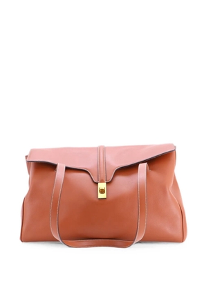 Celine Pre-Owned Soft 16 Bag Smooth Calfskin Large shoulder bag - Brown