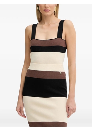 FRACOMINA striped tank top - Neutrals